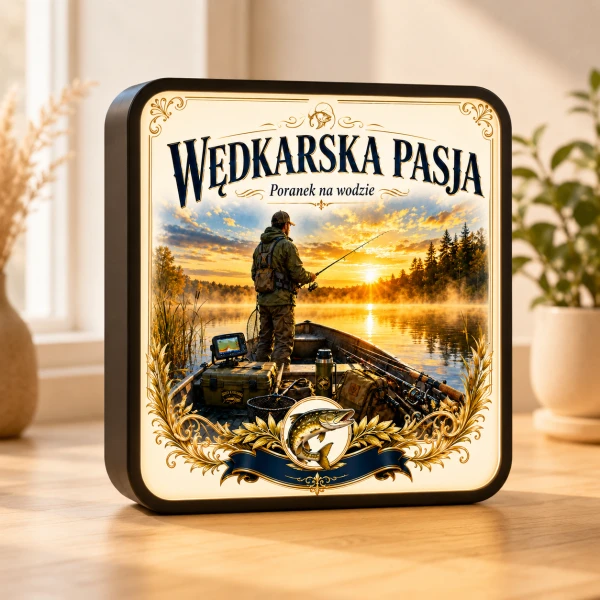 LUMIBOX dekoracyjny, pomysł na prezent, lampka dekoracyjna led z własnym wzorem zdjęciem napisem
