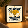 LUMIBOX dekoracyjny, pomysł na prezent, lampka dekoracyjna led z własnym wzorem zdjęciem napisem