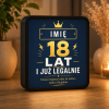 LUMIBOX dekoracyjny, pomysł na prezent, lampka dekoracyjna led z własnym wzorem zdjęciem napisem