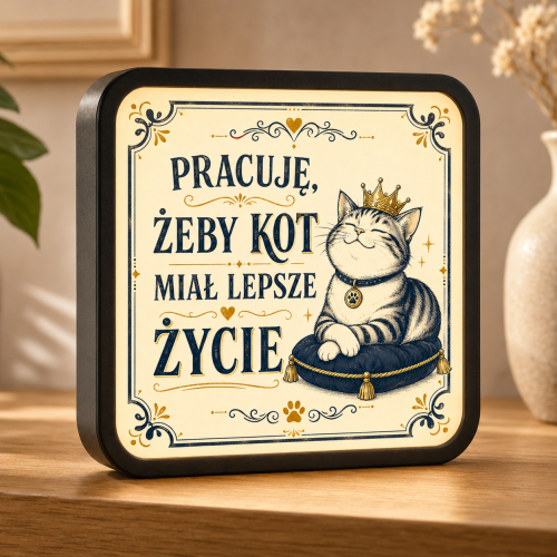 LUMIBOX dekoracyjny, pomysł na prezent, lampka dekoracyjna led z własnym wzorem zdjęciem napisem