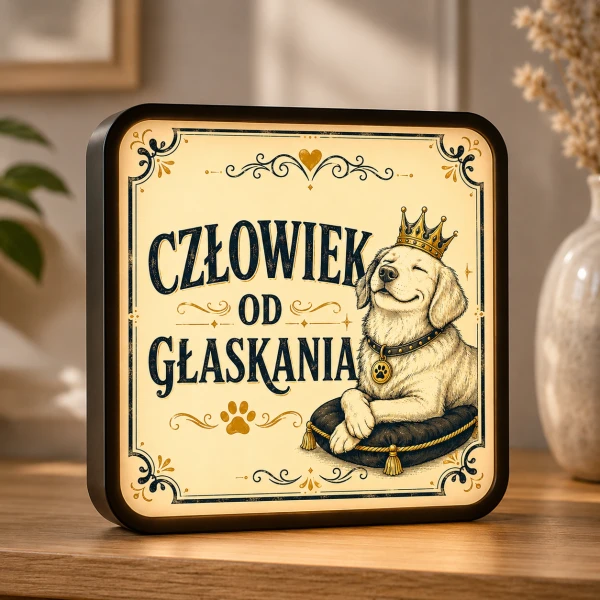 LUMIBOX dekoracyjny, pomysł na prezent, lampka dekoracyjna led z własnym wzorem zdjęciem napisem