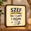 LUMIBOX dekoracyjny, pomysł na prezent, lampka dekoracyjna led z własnym wzorem zdjęciem napisem