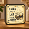 LUMIBOX dekoracyjny, pomysł na prezent, lampka dekoracyjna led z własnym wzorem zdjęciem napisem